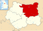 Leeds UK locator map